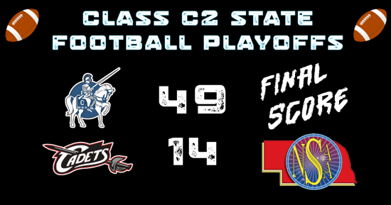 GICC Wins First Round State Football Playoff Game 