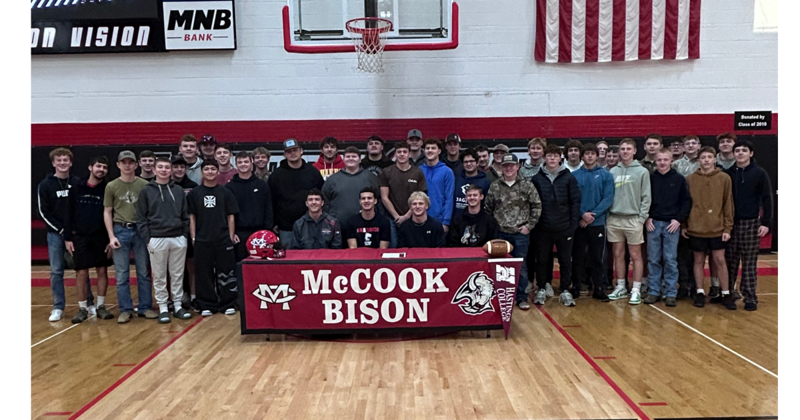 McCook Football Standout Oliver Corbett Signs With Hastings College