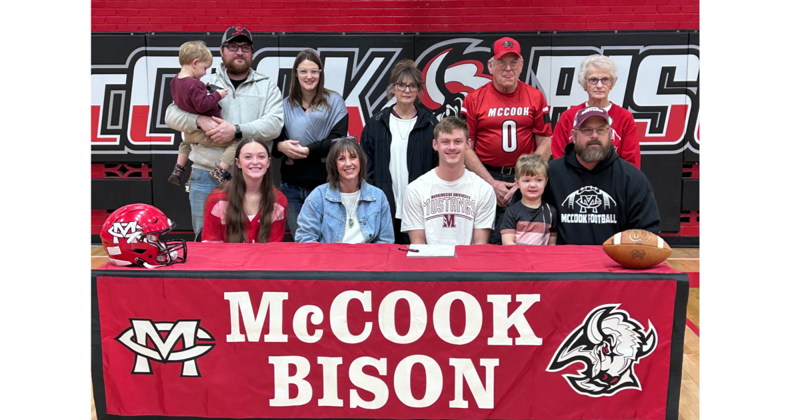 McCook High Football Standout Miles Pollman Signs With Morningside